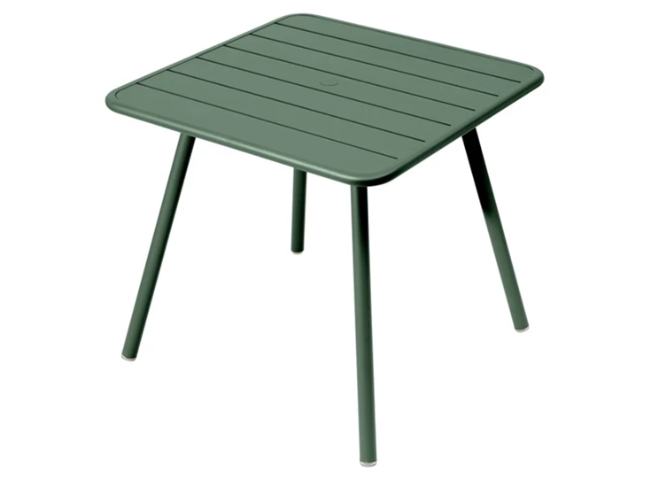 Fermob-Luxembourg-tafel-80x80cm-vert-cedre