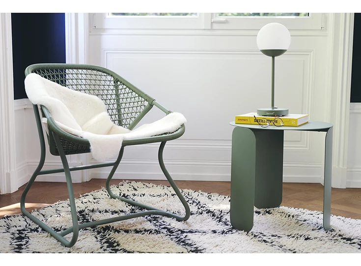 Fermob-Mooon-tafellamp-H41cm-carbone