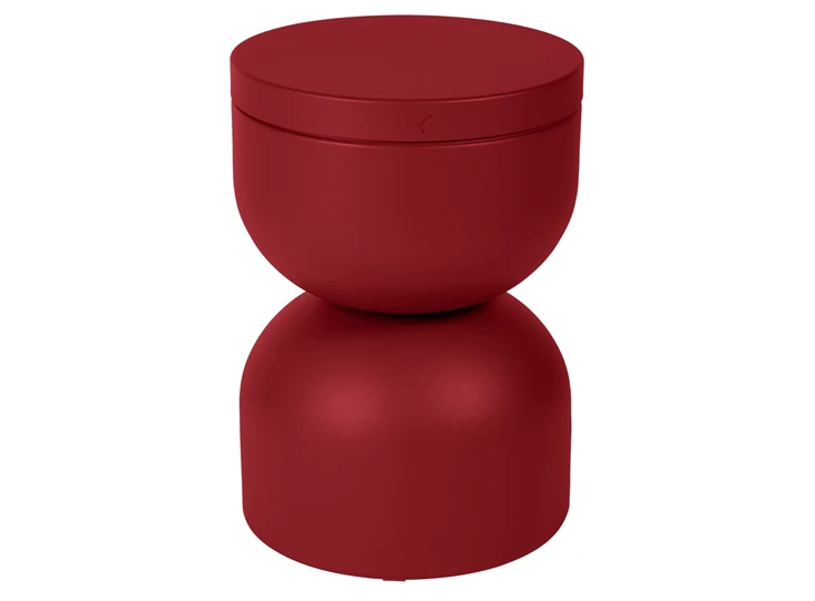 Fermob-Piapolo-stoeltje-met-deksel-H45cm-D32cm-piment