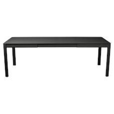 Fermob-Ribambelle-tafel-met-2-verlengstukken-149234-x-100cm-reglisse-zwart