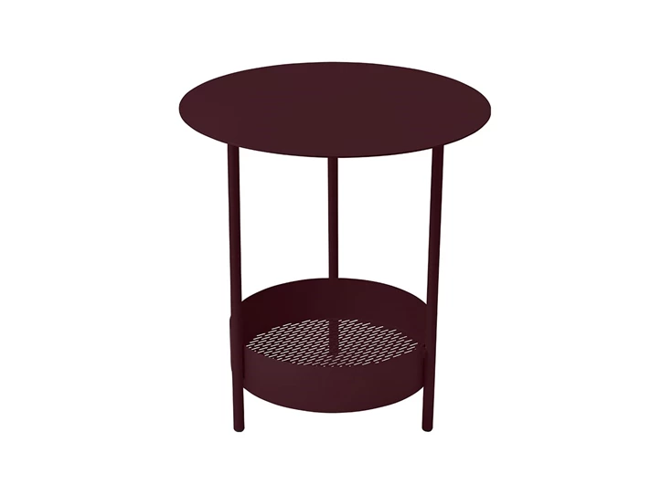 Fermob-Salsa-bijzettafel-H55cm-D50cm-cerise-noire