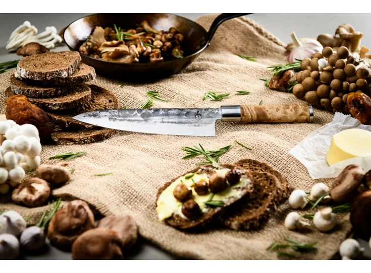 Forged-VG10-wortelhout-koksmes