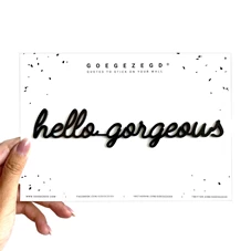 Goegezegd-A5-hello-gorgeous-zwart