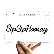Goegezegd-A5-Sip-Sip-Hooray-zwart