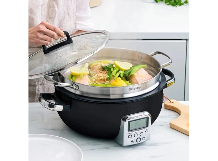 Greenpan-stoominzet-voor-omni-cooker-D30cm