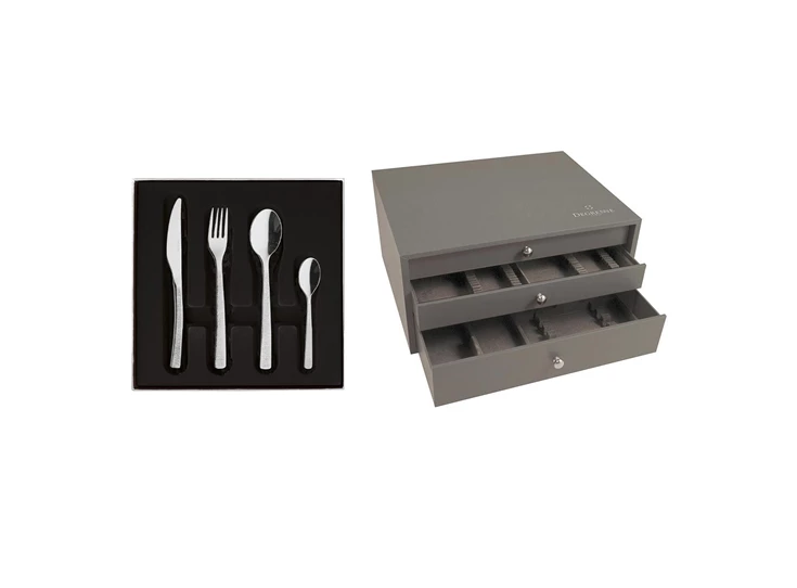 Guy-Degrenne-Astree-Cisele-miroir-bestekset-124-delig-in-koffer