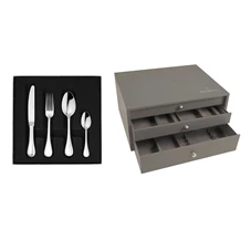 Guy-Degrenne-Verlaine-bestekset-124-delig-in-koffer