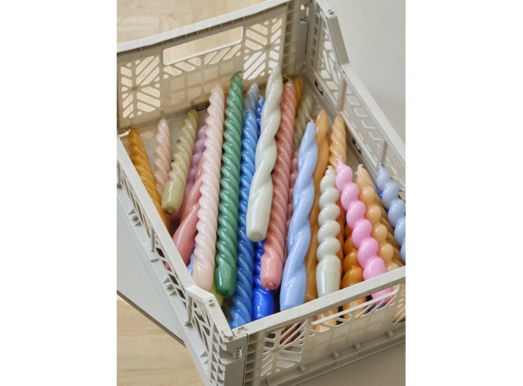 Hay-Candle-kaarsen-long-H29cm-mix-set-van-6-dark-peach-dark-rose
