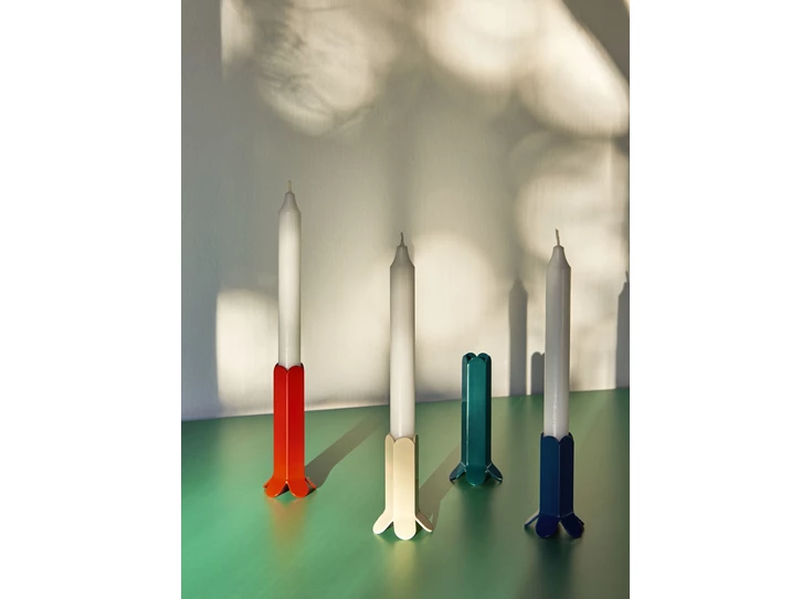 Hay-Muller-Van-Severen-Arcs-kandelaar-L-H13cm-groen