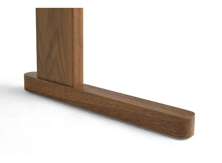 Hay-Passerelle-desk-140x65x74cm-frame-lacquered-walnut-incl-zwarte-crossbar-top-water-based-lacquere