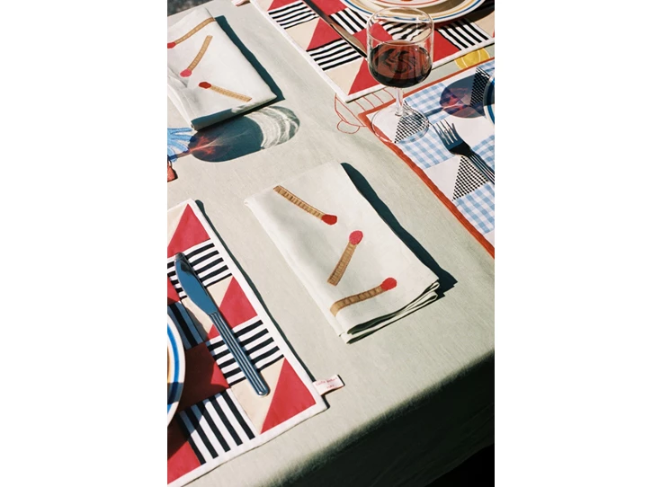 Hay-Sobremesa-Napkin-servet-set-van-4-45x45cm-wit