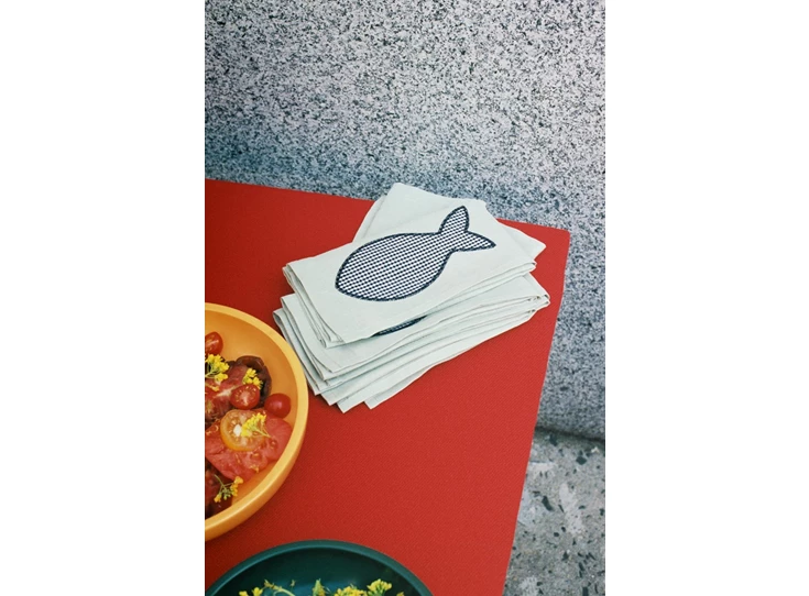 Hay-Sobremesa-Napkin-servet-set-van-4-45x45cm-wit