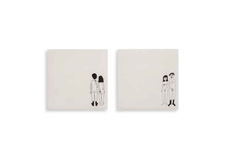 Helen-B-sticky-notes-set-van-2-naked-couple-back-naked-couple