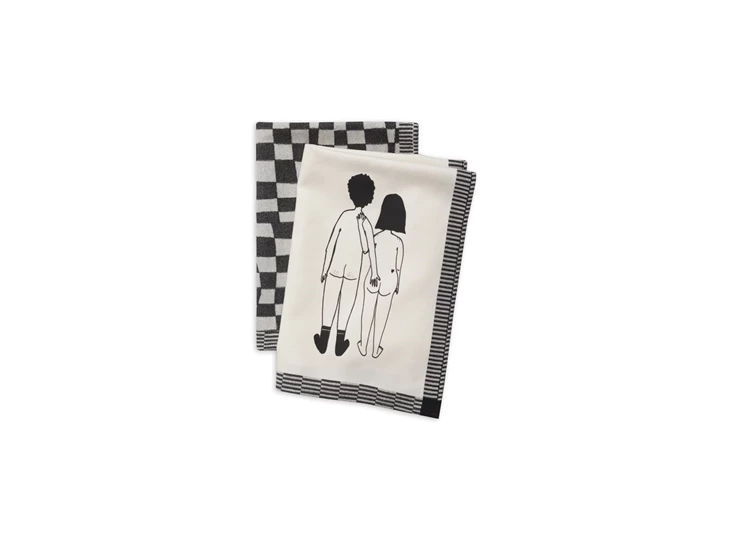 Helen-B-theedoek-set-van-2-50x70cm-naked-couple-back-patroon