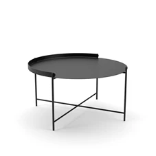 Houe-Edge-bijzettafel-D76cm-H37cm-zwart