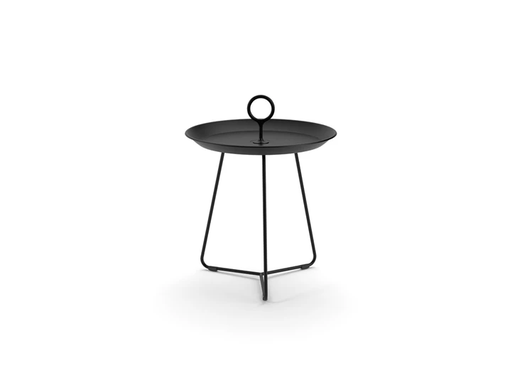 Houe-Eyelet-bijzettafel-D45cm-H47cm-zwart