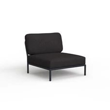 Houe-Level-eenzit-frame-powder-coated-grey-aluminium-kussen-sunbrella-sooty-grey-natte
