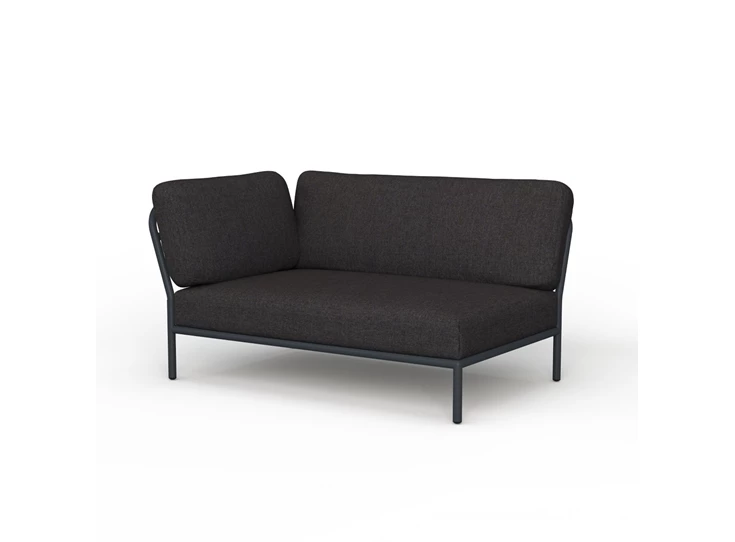 Houe-Level-sofa-hoek-links-frame-powder-coated-grey-aluminium-kussen-sunbrella-sooty-grey-natte