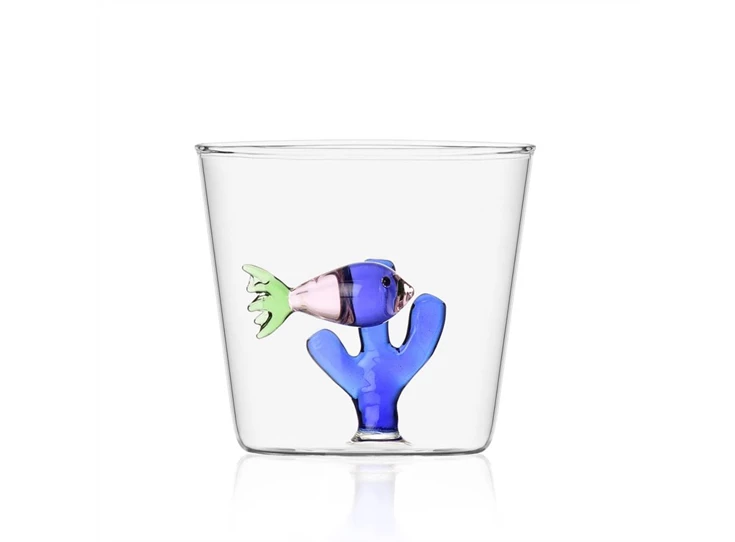 Ichendorf-Marine-Garden-glas-roze-vis-blauw-zeewier