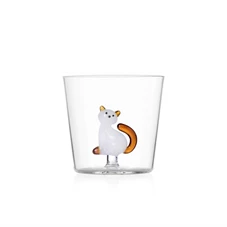Ichendorf-Tabby-Cat-glas-zittende-poes-wit-met-staart-amber
