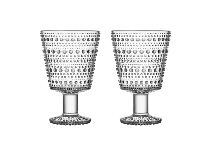 Iittala-Kastehelmi-wijnglas-26cl-helder-set-van-2