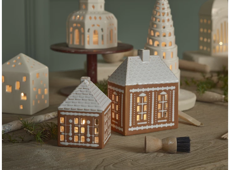 Kahler-Gingerbread-Lighthouse-H11cm-bruin