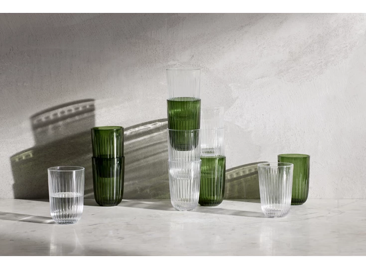 Kahler-Hammershoi-waterglas-set-van-4-helder