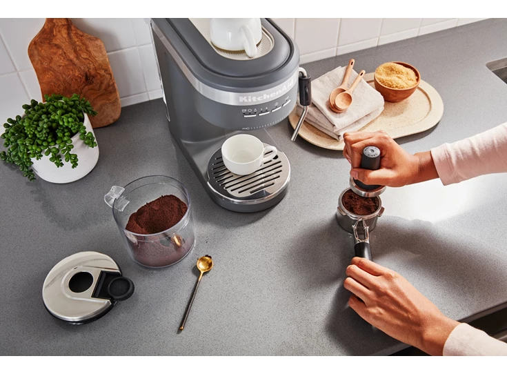 Kitchenaid-espressomachine-5KES6403-charcoal-grey