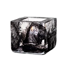 Kosta-Boda-Brick-theelicht-black