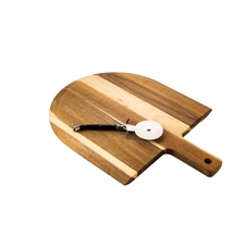 Laguiole-Style-de-Vie-giftset-pizzasnijder-zwart-plank-acaciahout
