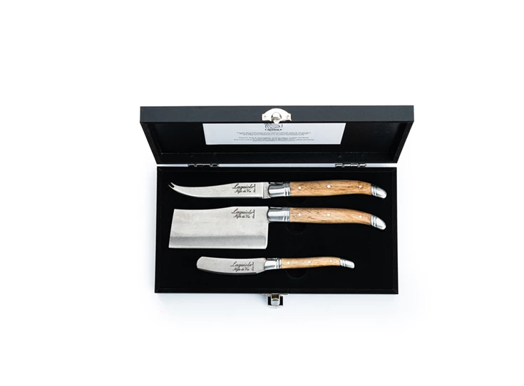 Laguiole-Style-de-Vie-luxe-kaasmessenset-3dlg-eikenhout