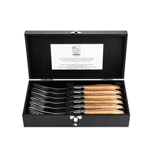 Laguiole-Style-de-Vie-steakvork-eikenhout-stonewash-set-van-6