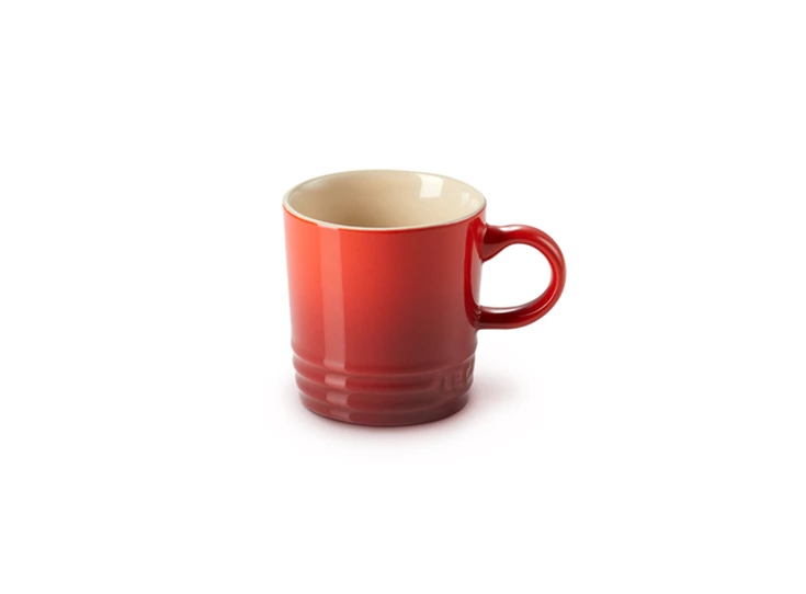 Le-Creuset-aardewerk-espressokop-100ml-kersenrood