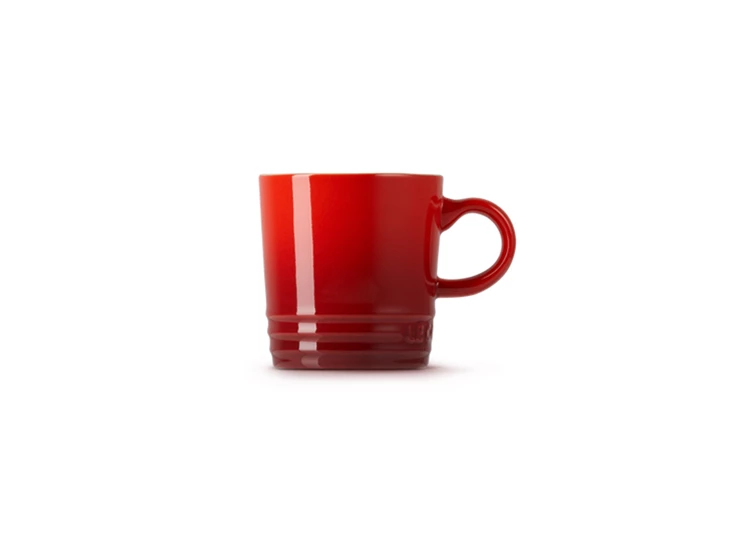 Le-Creuset-aardewerk-espressokop-100ml-kersenrood