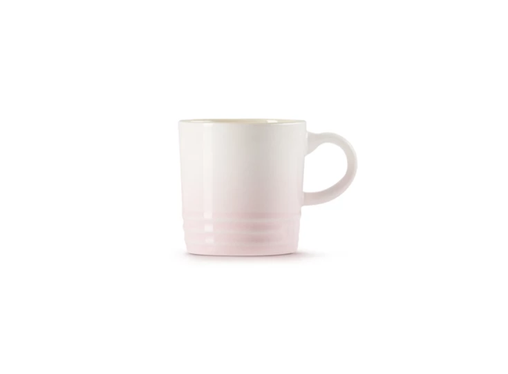 Le-Creuset-aardewerk-espressokop-100ml-shell-pink