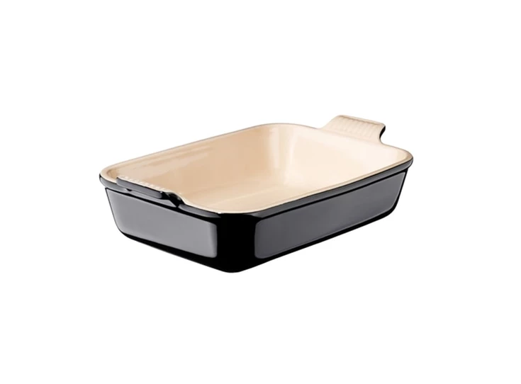 Le-Creuset-aardewerk-rechth-ovenschotel-26cm-23L-ebbenzwart