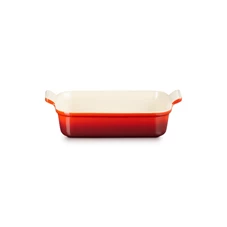 Le-Creuset-aardewerk-rechth-ovenschotel-26cm-23L-kersenrood