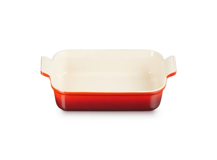 Le-Creuset-aardewerk-rechth-ovenschotel-26cm-23L-kersenrood