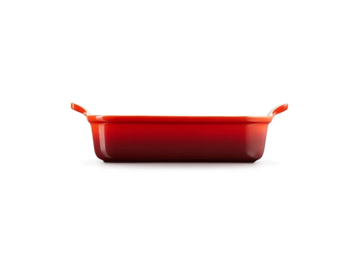 Le-Creuset-aardewerk-rechth-ovenschotel-26cm-23L-kersenrood