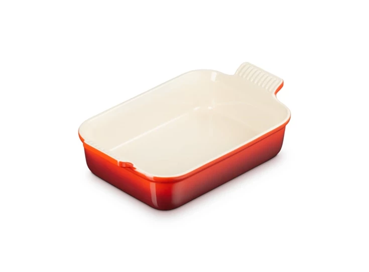 Le-Creuset-aardewerk-rechth-ovenschotel-26cm-23L-kersenrood