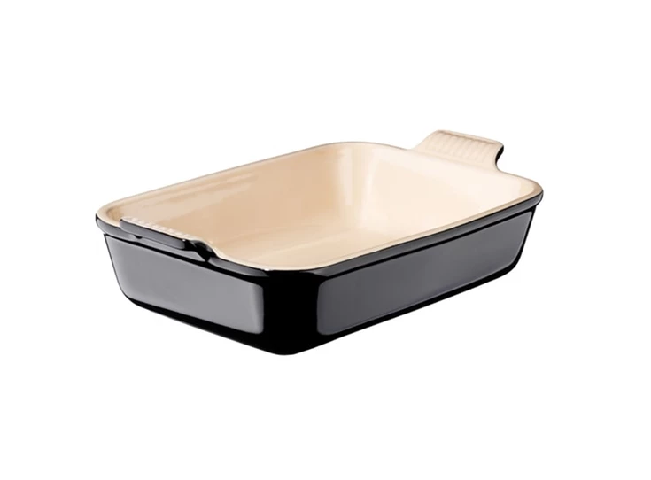 Le-Creuset-aardewerk-rechth-ovenschotel-32cm-385L-ebbenzwart