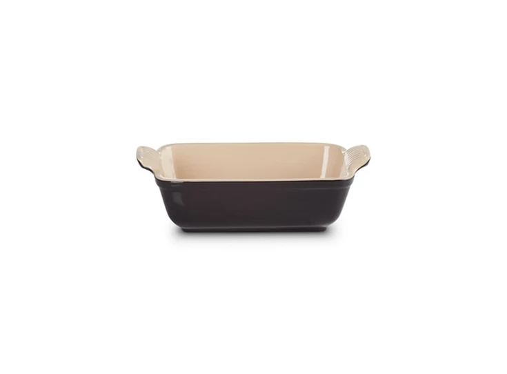 Le-Creuset-aardewerk-rechthoekige-ovenschotel-19cm-108L-Ebbenzwart
