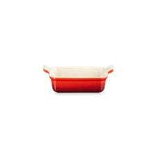 Le-Creuset-aardewerk-rechthoekige-ovenschotel-19cm-108L-kersenrood