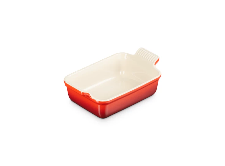 Le-Creuset-aardewerk-rechthoekige-ovenschotel-19cm-108L-kersenrood