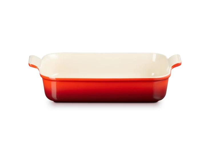 Le-Creuset-aardewerk-rechthoekige-ovenschotel-32cm-4L-kersenrood