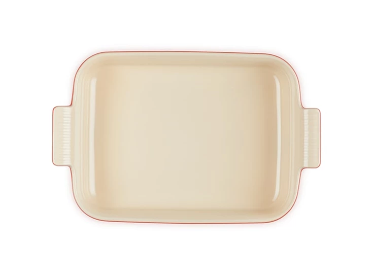 Le-Creuset-aardewerk-rechthoekige-ovenschotel-32cm-4L-kersenrood