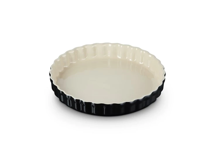 Le-Creuset-aardewerk-taartvorm-28cm-Ebbenzwart