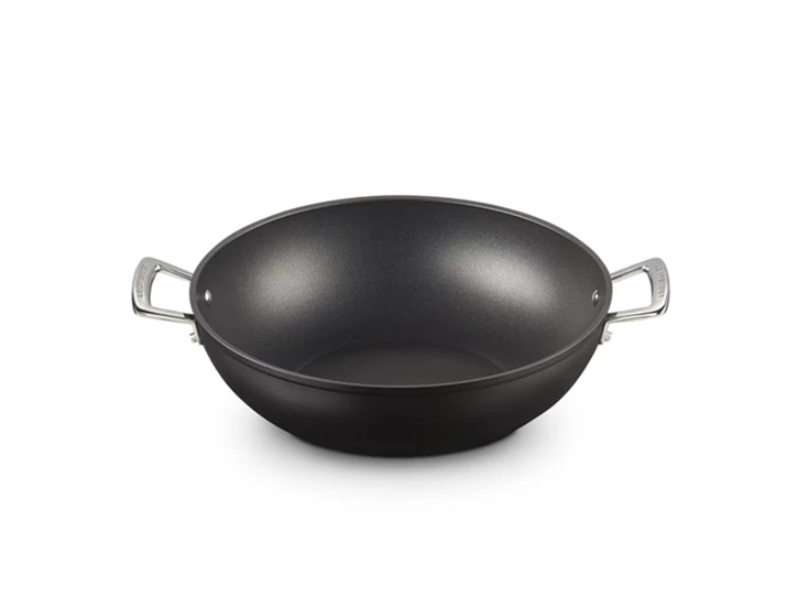 Le-Creuset-anti-aanbak-wok-met-2-handvat-32cm-6L