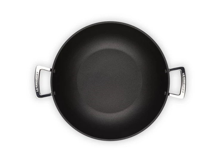 Le-Creuset-anti-aanbak-wok-met-2-handvat-32cm-6L