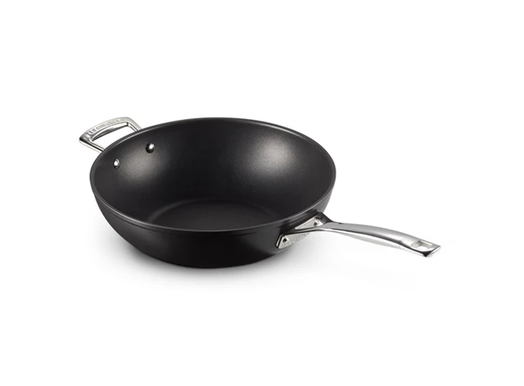 Le-Creuset-anti-aanbak-wok-met-steel-30cm